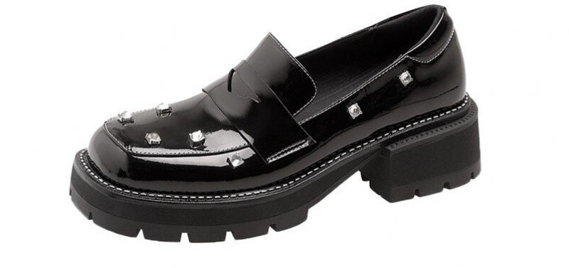 Kate Dames Platte Platform Schoenen - Zwart