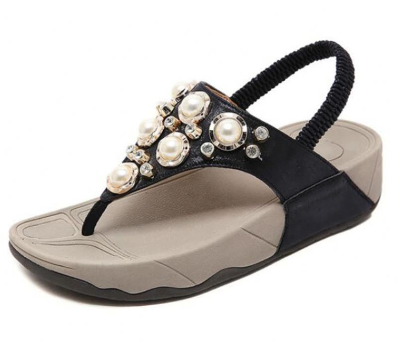 Kate Dames Sandaal Slipper Voor De Zomer - Grijs