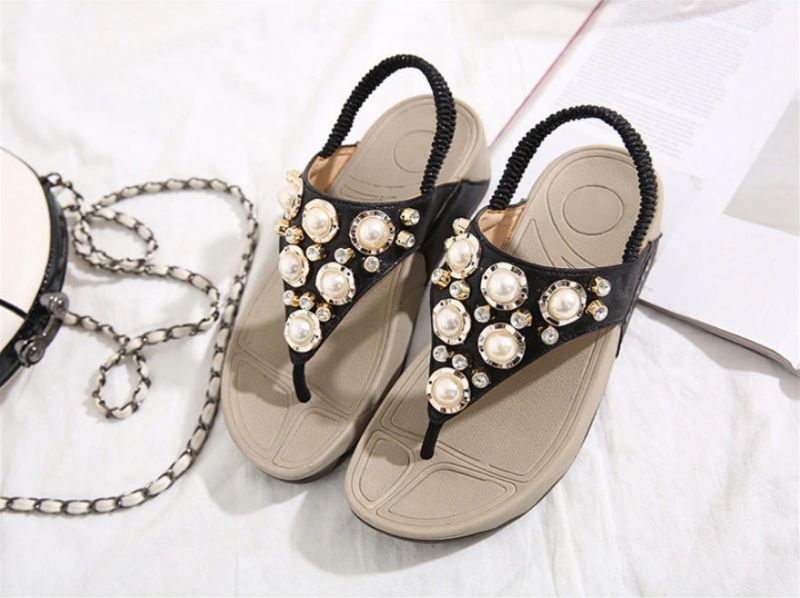 Kate Dames Sandaal Slipper Voor De Zomer - Grijs