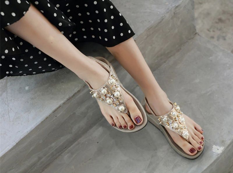 Kate Dames Sandaal Slipper Voor De Zomer - Grijs