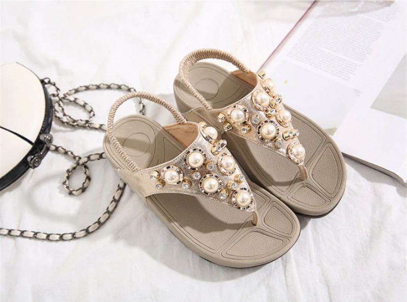 Kate Dames Sandaal Slipper Voor De Zomer - Grijs