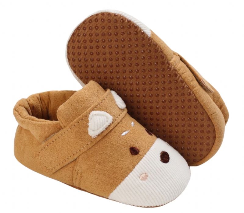 Kathon Baby Jongens Indoor Pantoffels - Khaki
