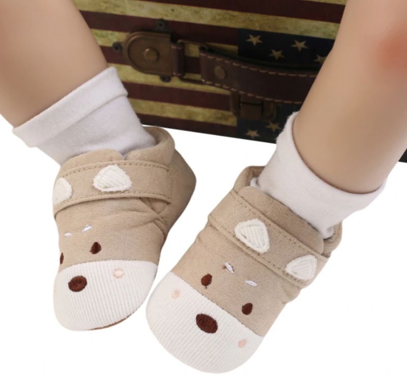 Kathon Baby Jongens Indoor Pantoffels - Khaki
