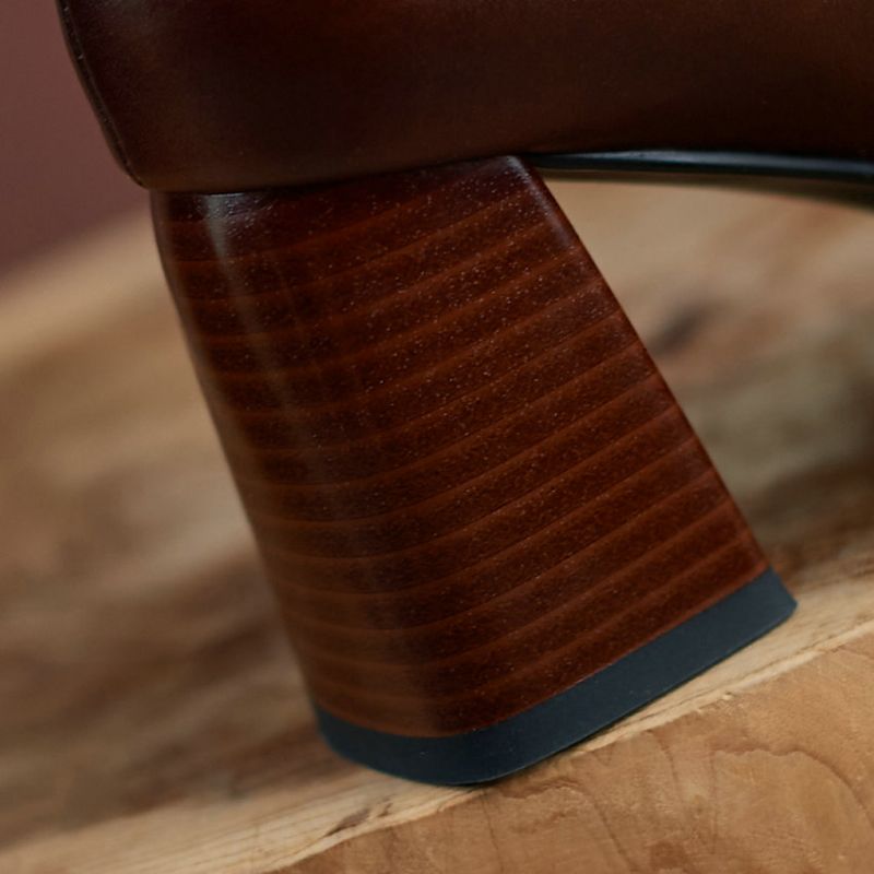 Katia Dames Round Toe Enkellaarsjes - Bruin