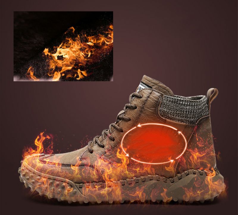 Kaur Heren Casual Laarzen - Grijs