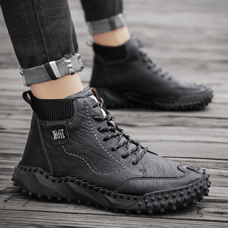 Kaur Heren Casual Laarzen - Grijs
