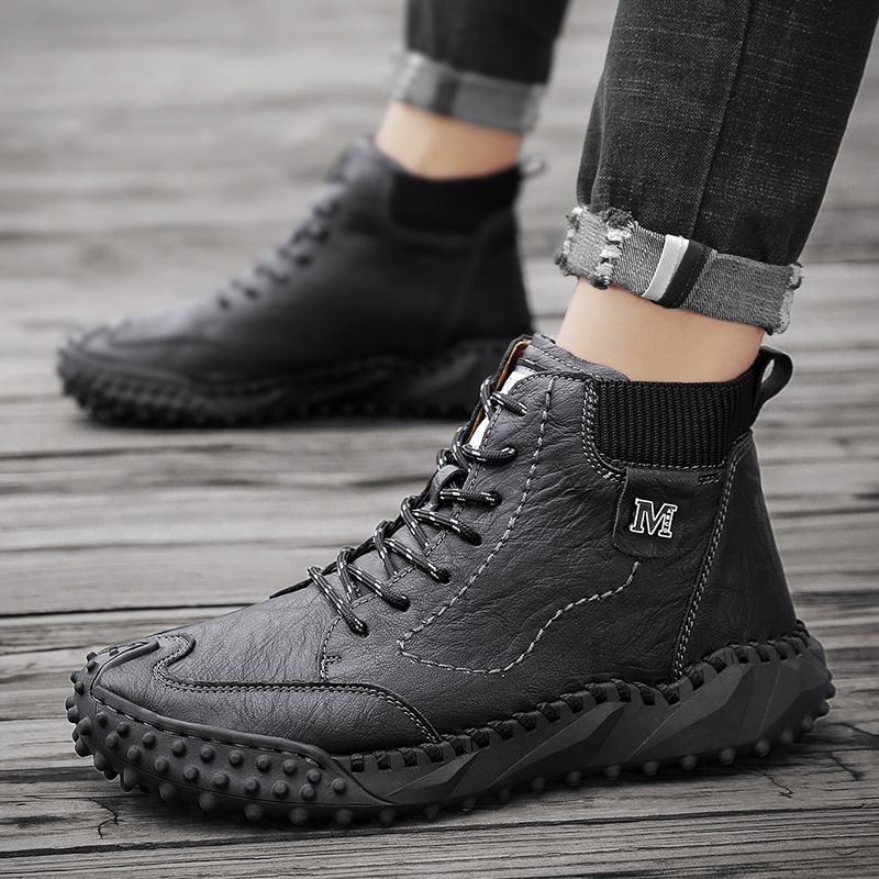 Kaur Heren Casual Laarzen - Grijs