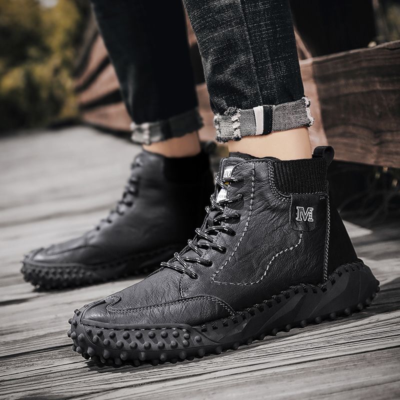 Kaur Heren Casual Laarzen - Grijs