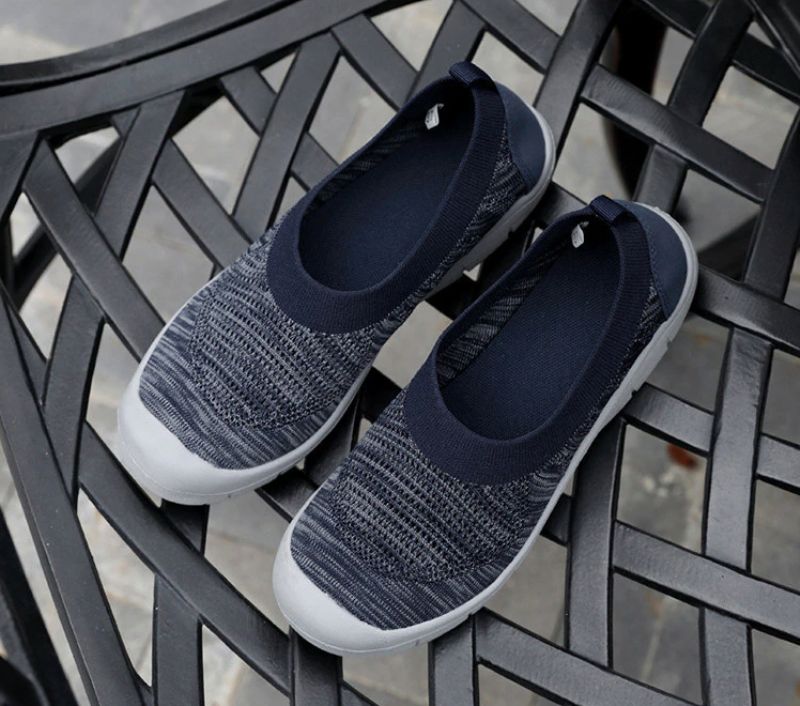 Kavala Dames Slip-ons Zwarte Schoenen - Zwart