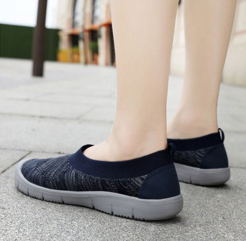 Kavala Dames Slip-ons Zwarte Schoenen - Zwart