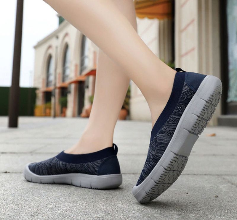 Kavala Dames Slip-ons Zwarte Schoenen - Zwart