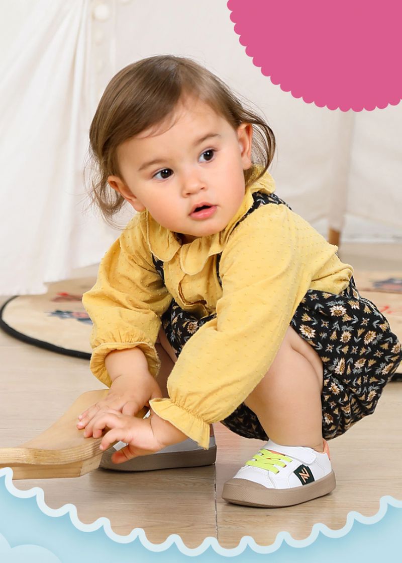 Keane Unisex Casual Sneaker Voor Kinderen - Oranje