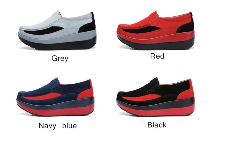 Keira Dames Platform Schoenen - Zwart
