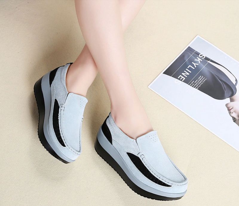 Keira Dames Platform Schoenen - Zwart