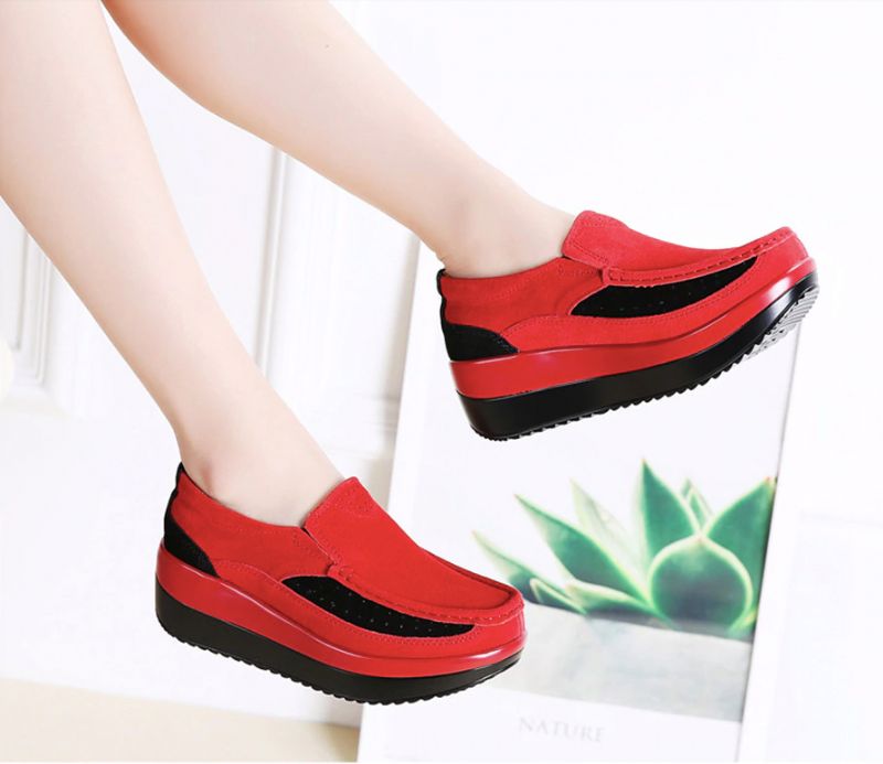 Keira Dames Platform Schoenen - Zwart