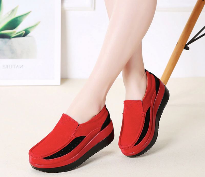Keira Dames Platform Schoenen - Zwart