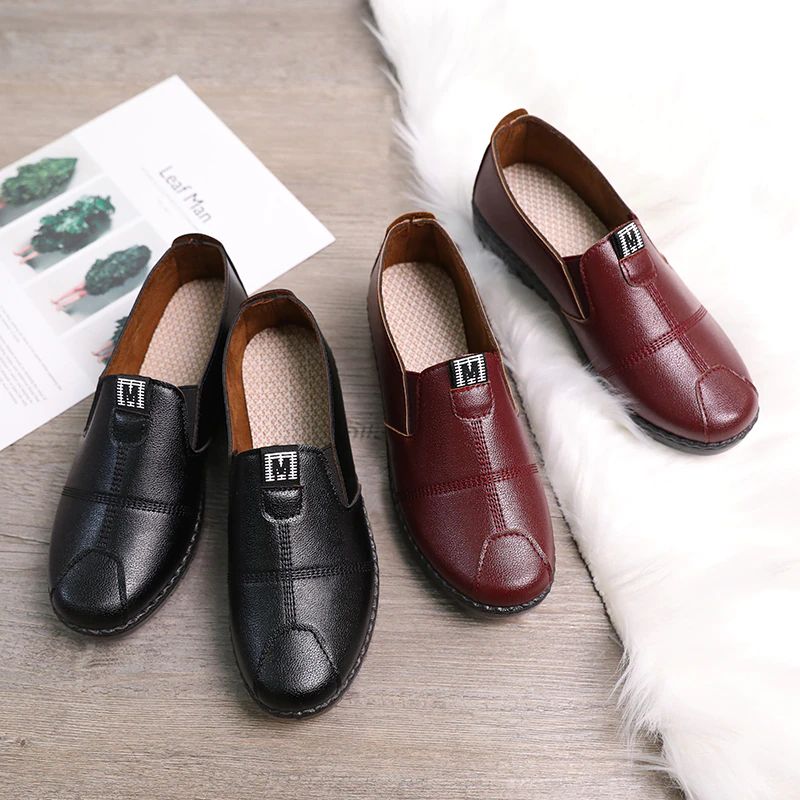 Kelly Dames Zwarte Loafer Schoenen - Zwart