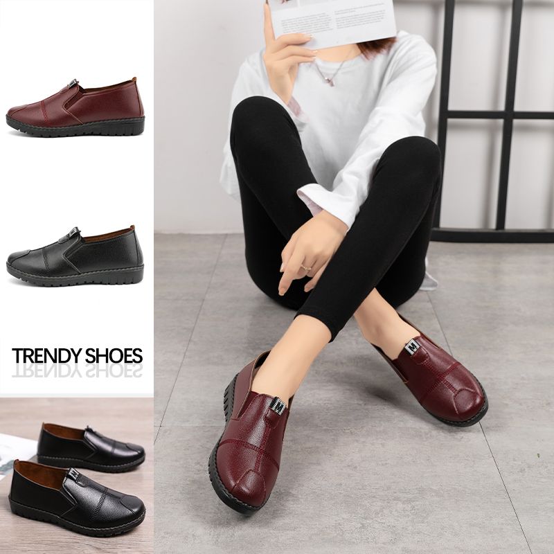 Kelly Dames Zwarte Loafer Schoenen - Zwart