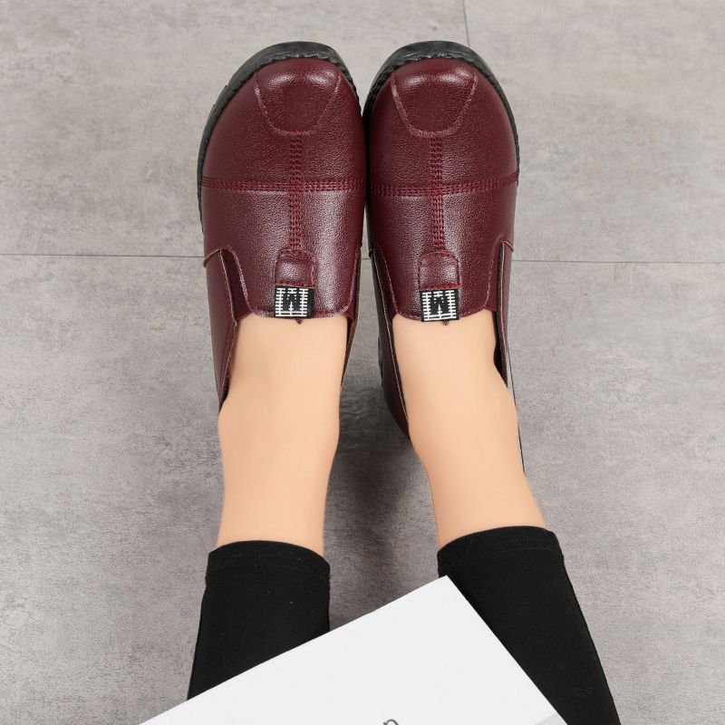 Kelly Dames Zwarte Loafer Schoenen - Zwart