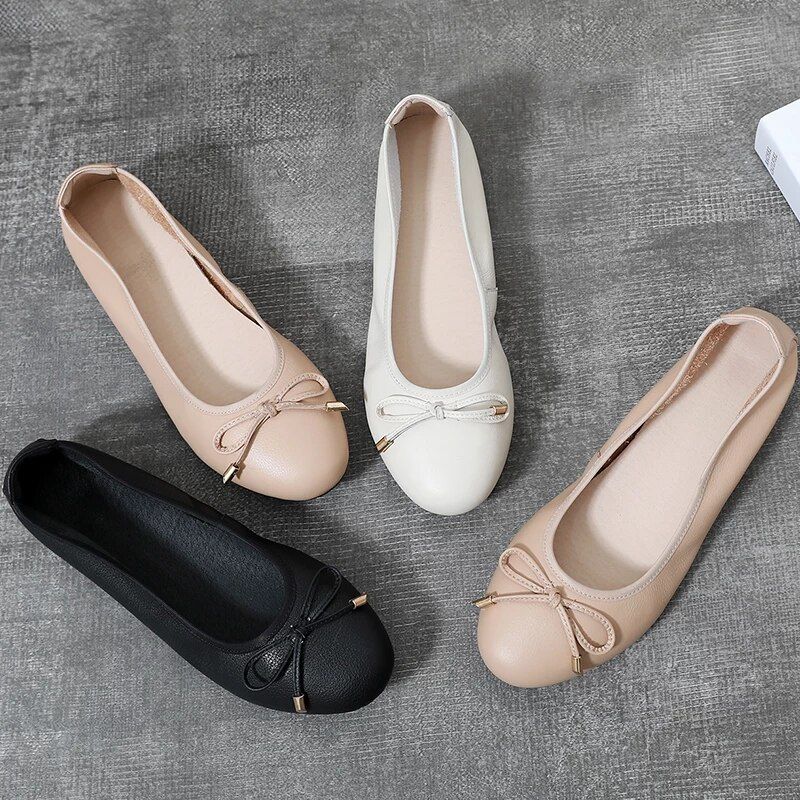 Kenia Dames Platte Schoenen - Kaki