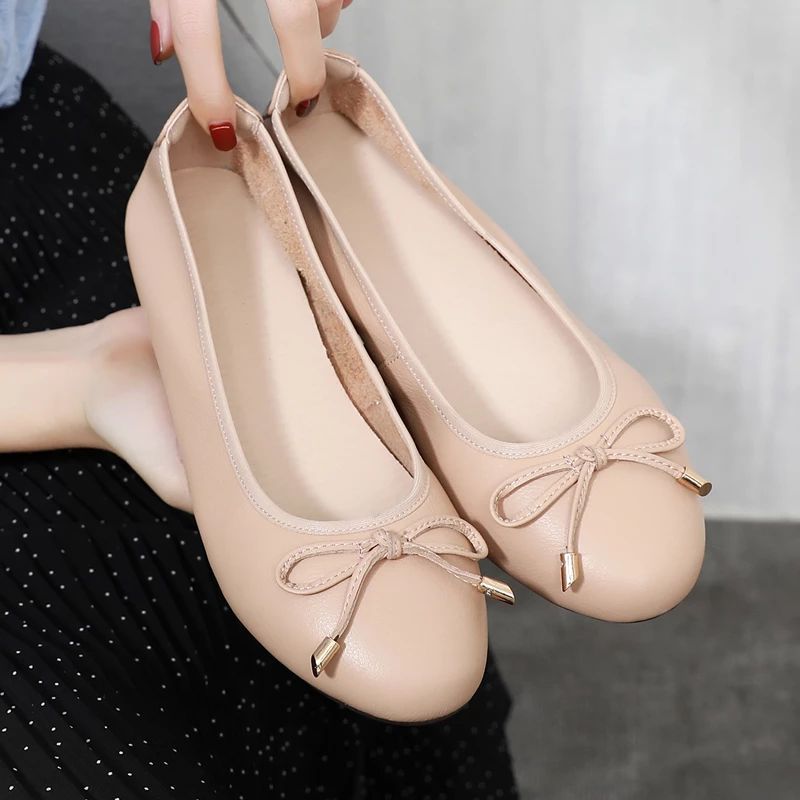 Kenia Dames Platte Schoenen - Kaki