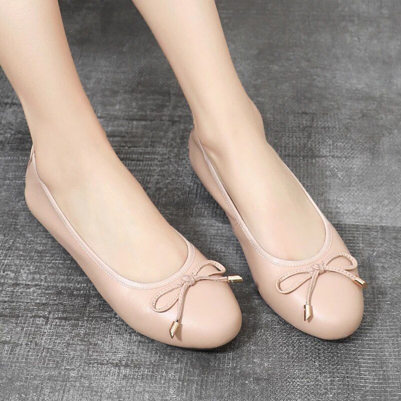 Kenia Dames Platte Schoenen - Kaki