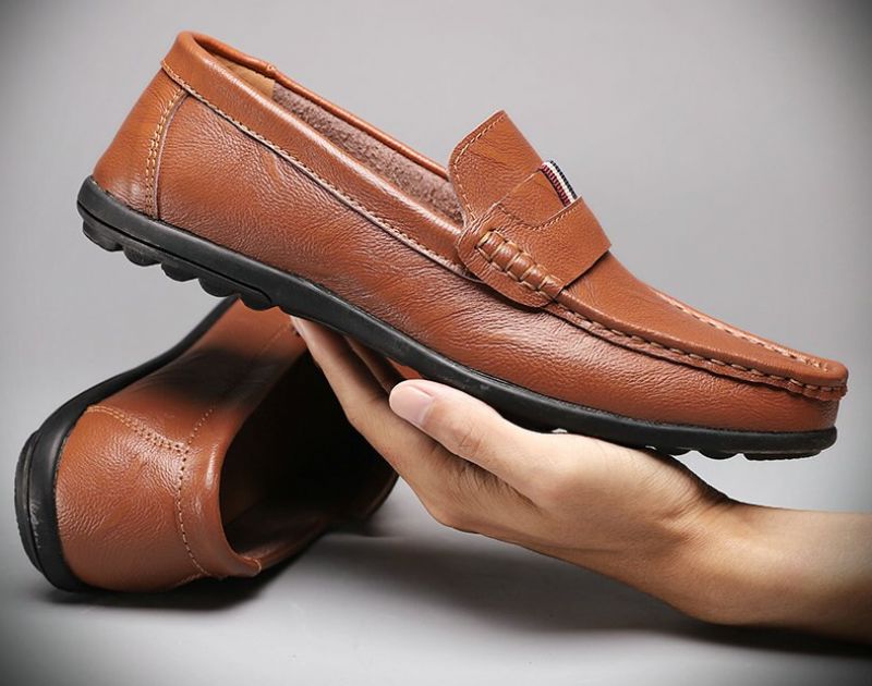 Kenneth Heren Loafers Schoenen - Bruin