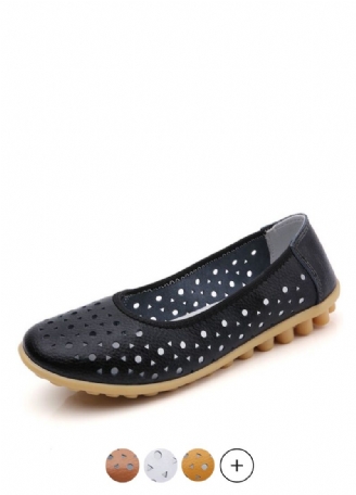Kerry Dames Platte Zwarte Schoenen