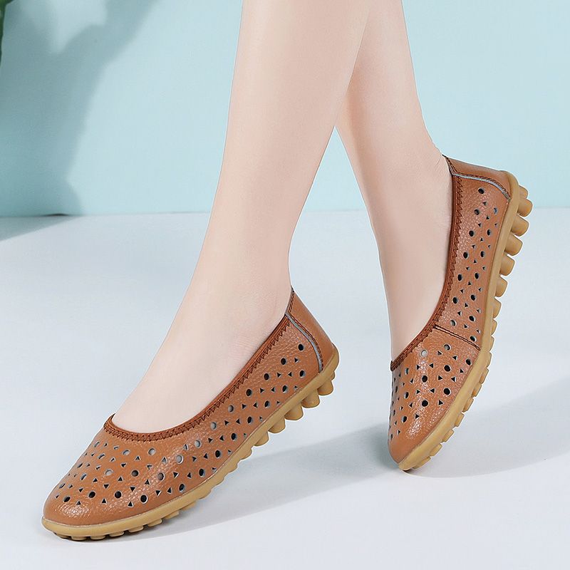 Kerry Dames Platte Zwarte Schoenen - Zwart