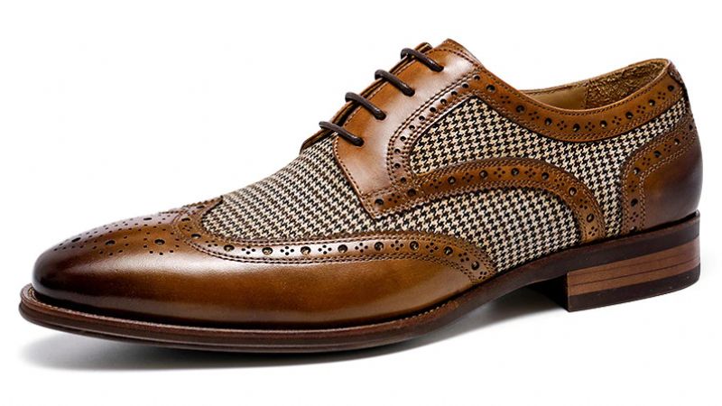 Khan Heren Dress Loafers - Bruin