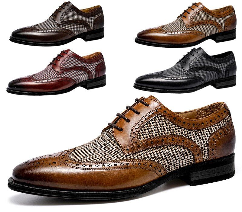 Khan Heren Dress Loafers - Bruin