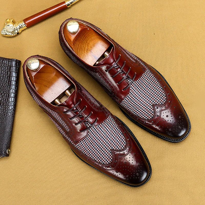 Khan Heren Dress Loafers - Bruin