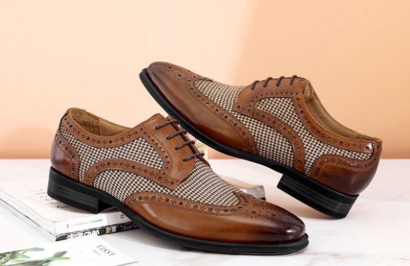 Khan Heren Dress Loafers - Bruin