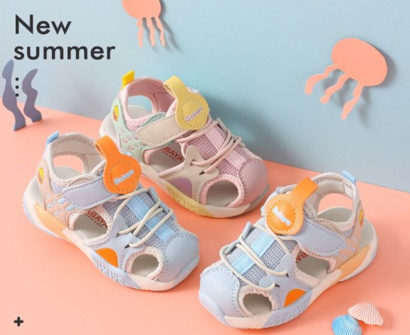 Khan Unisex Kindermode Sandaal - Beige