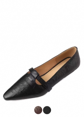 Kiara Dames Platte Schoenen Puntige Casual Pumps