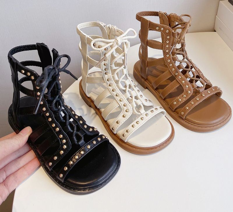 Kim Gladiator Sandaal Voor Meisjes - Bruin