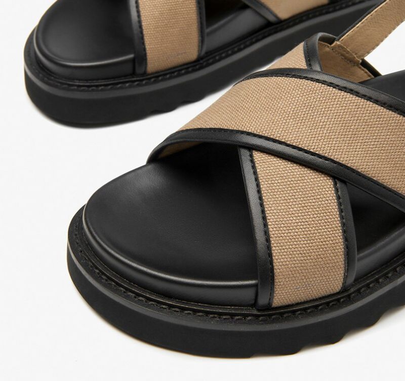 Kim Leren Platform Sandaal Voor Dames - Blauw