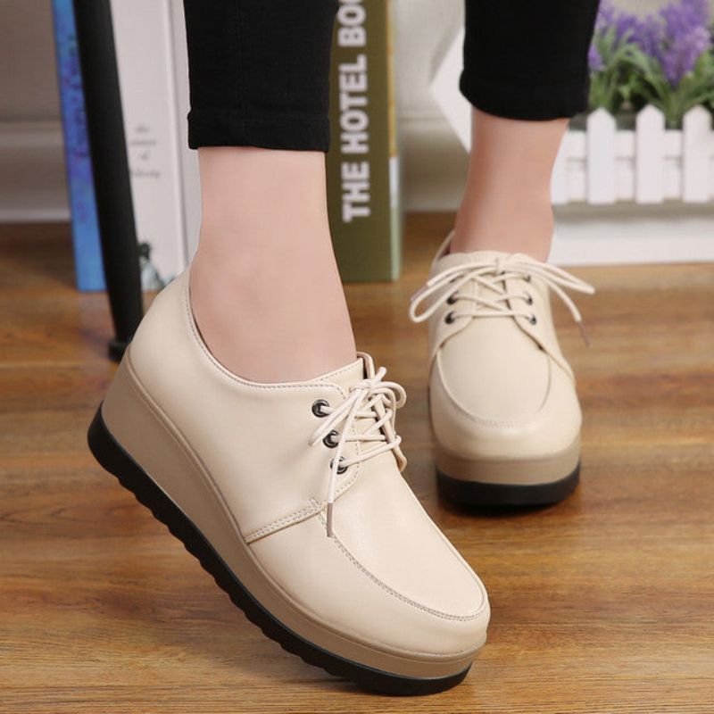 Kimmie Dames Oxford Schoenen - Geel