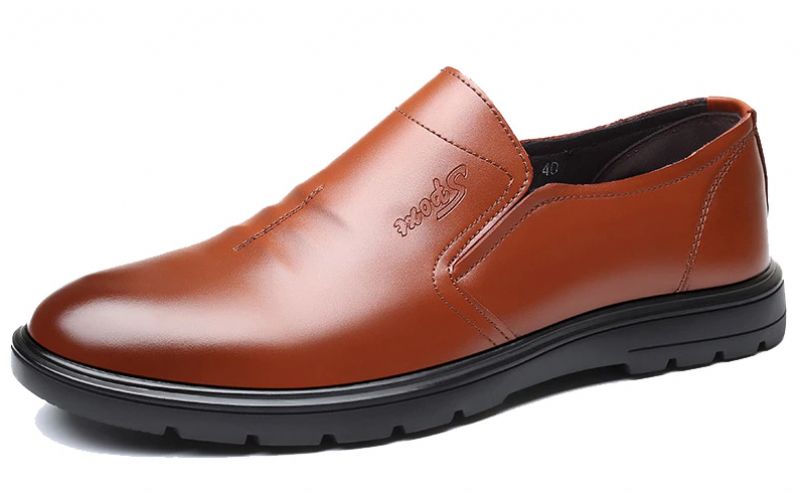 Kings Heren Loafers Dress Schoenen - Bruin