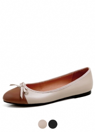 Klara Platte Leren Schoenen Voor Dames