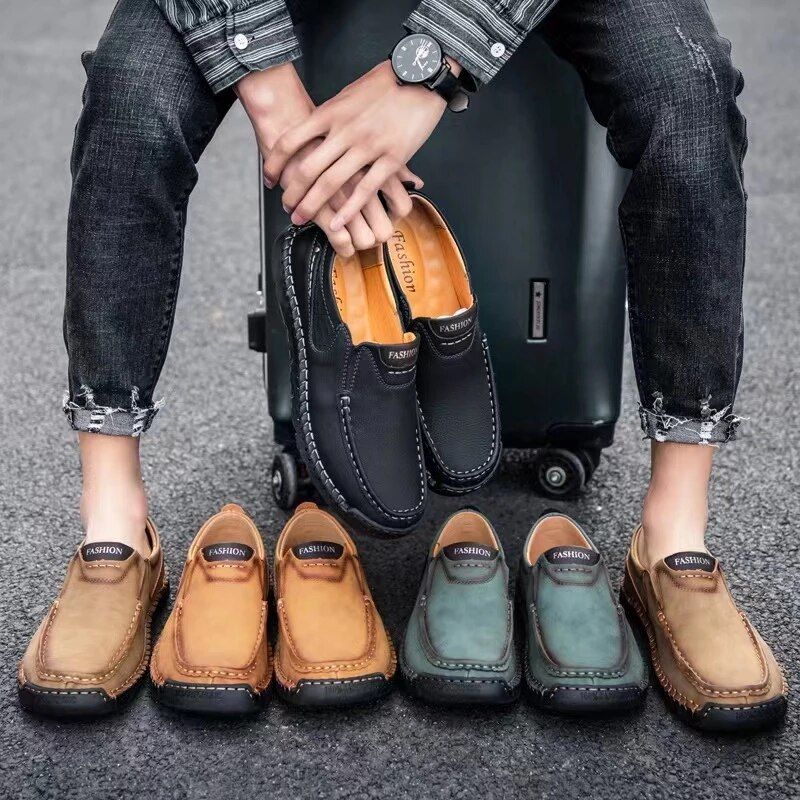 Klim Heren Loafer Schoenen - Groen