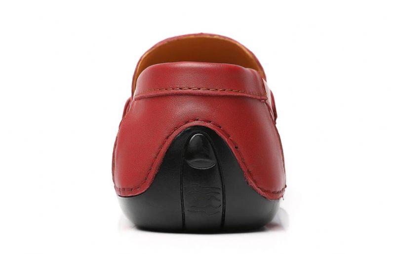 Kluiv Loafer-modeschoenen Voor Heren - Rood