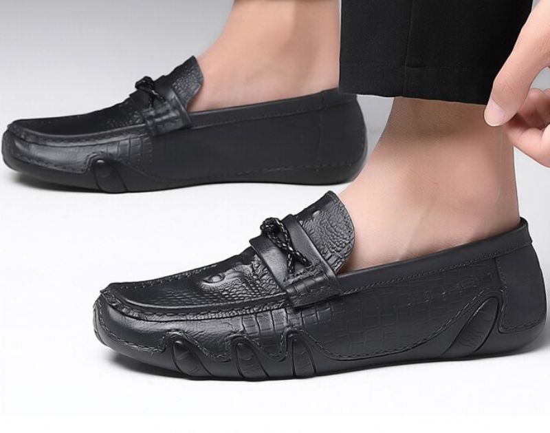 Kluiv Loafer-modeschoenen Voor Heren - Rood