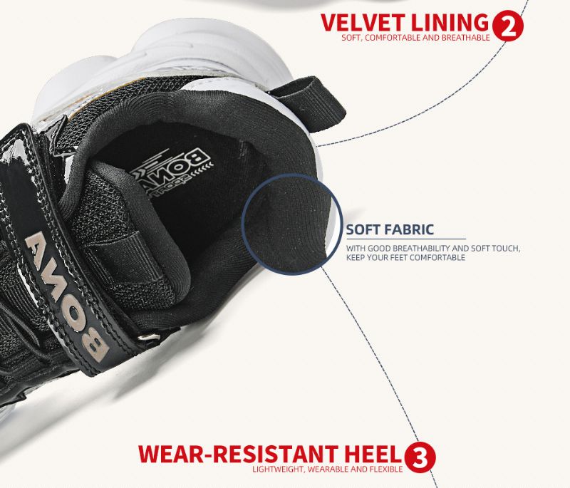 Koji Jongenshardloopschoenen - Zwart