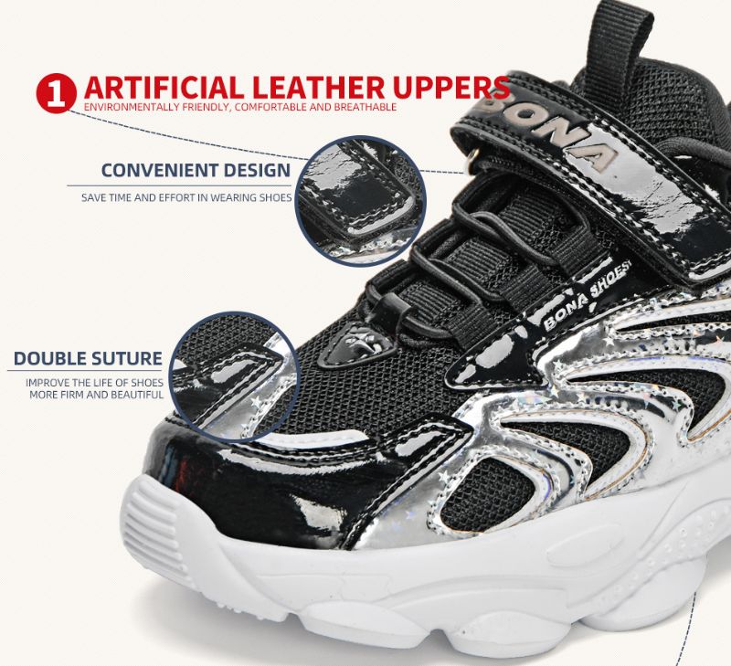 Koji Jongenshardloopschoenen - Zwart