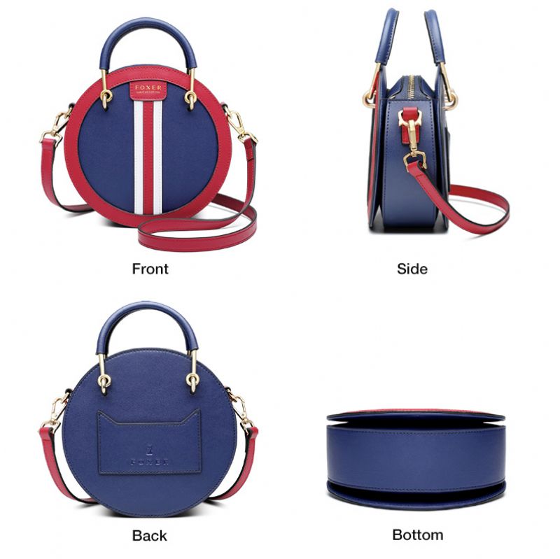 Koloso Dames Handtas - Blauw/Rood