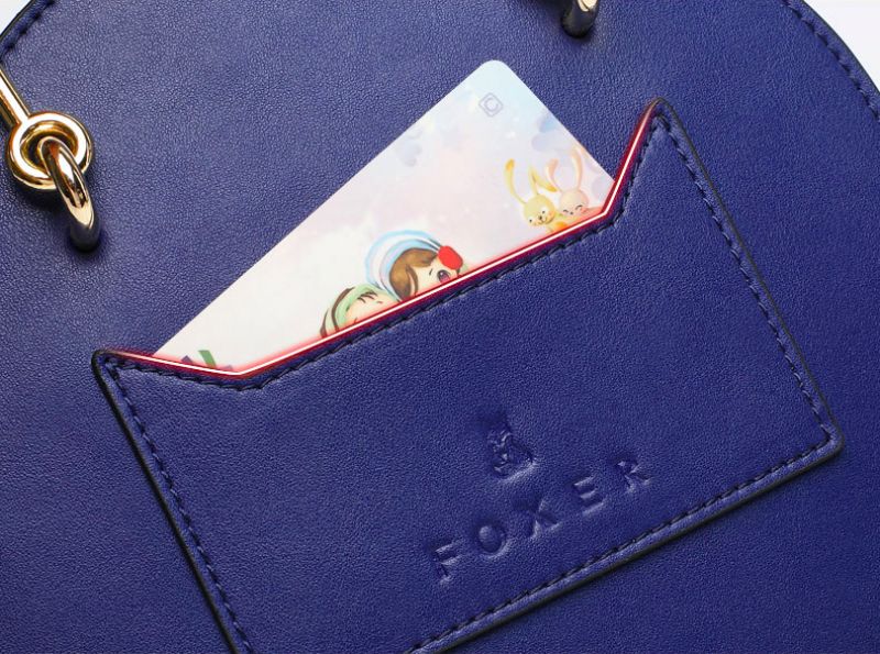 Koloso Dames Handtas - Blauw/Rood
