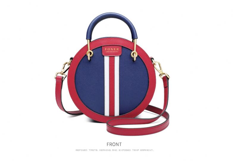 Koloso Dames Handtas - Blauw/Rood