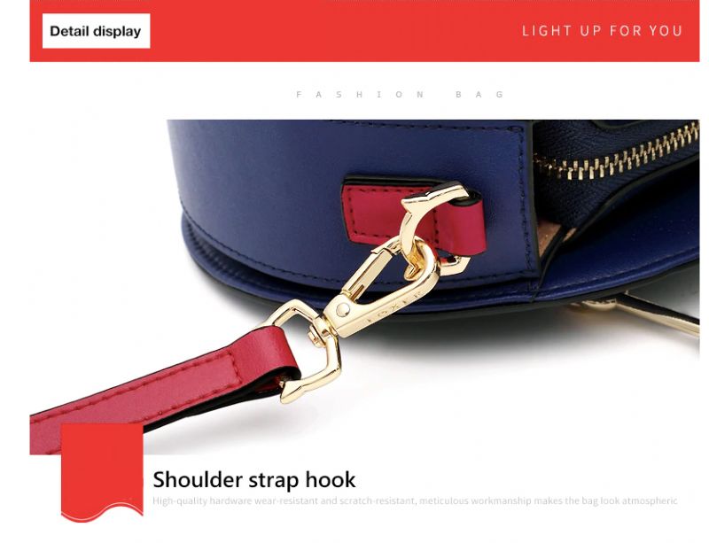 Koloso Dames Handtas - Blauw/Rood