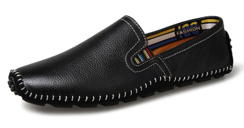 Konan Heren Loafers Casual Schoenen - Zwart